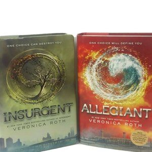 Insurgent and Allegiant Veronica Roth Books 2 & 3 Hardcover Dust Jacket